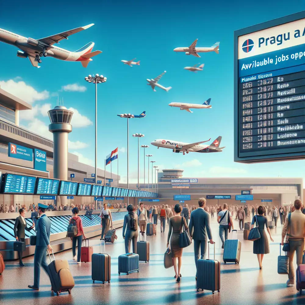 letiště praha práce